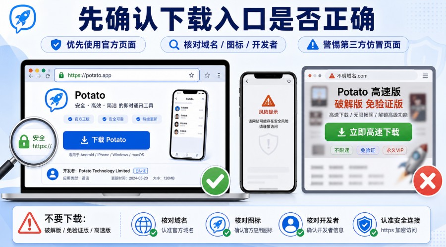 Android 手机下载 Potato APK 时检查空间、浏览器和安装权限