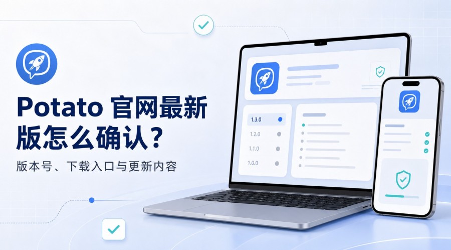 Potato 官网最新版怎么确认?版本号、下载入口与更新内容查看方法