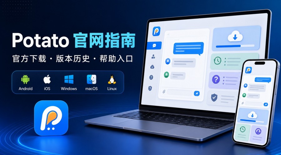 Potato 官网怎么用?官方下载、版本历史与帮助入口说明