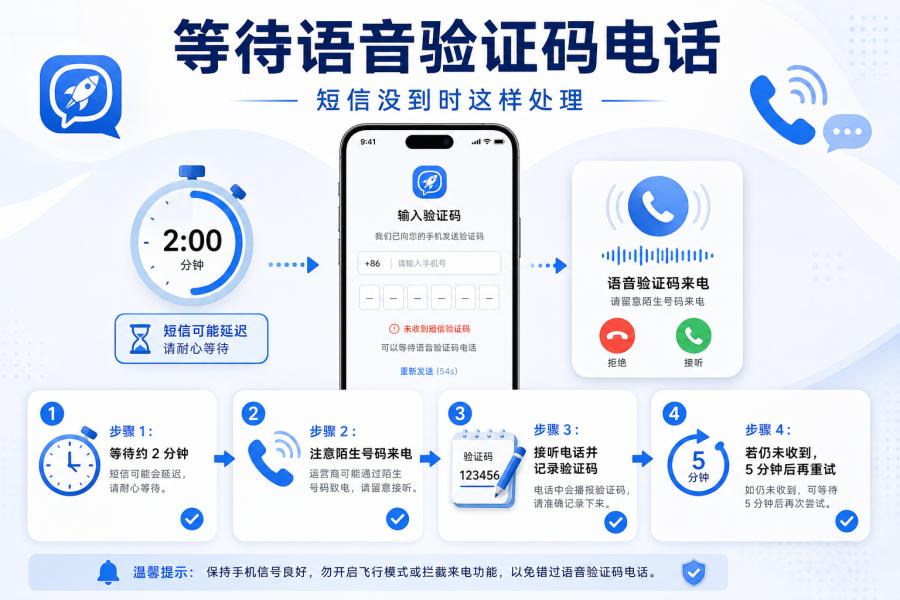 Potato 语音验证码电话接收提醒